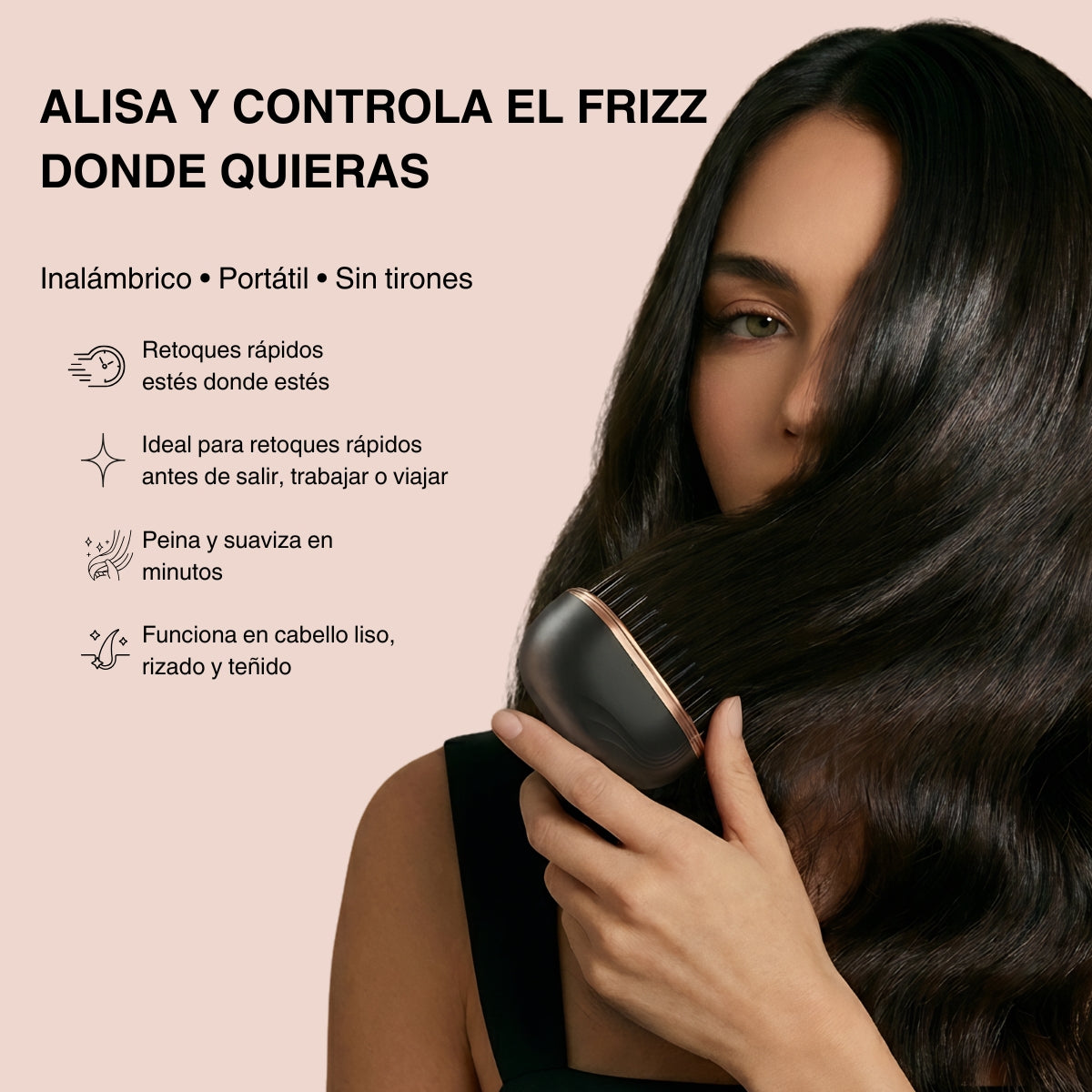 SmoothGo™ – Cepillo alisador portátil